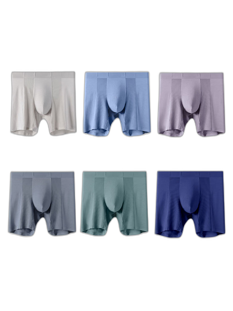2 Pack Men’s Long Athletic Boxer Briefs