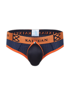 2 Pack Men's Breathable Mesh Removable U-Shaped Pocket Thongs