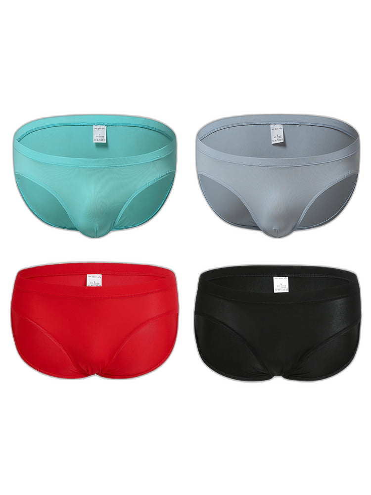 4 Pack Men’s Seamless Ultra-Thin Briefs