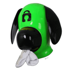 Furrjoi Silicone Lapsus Hood Lime Green