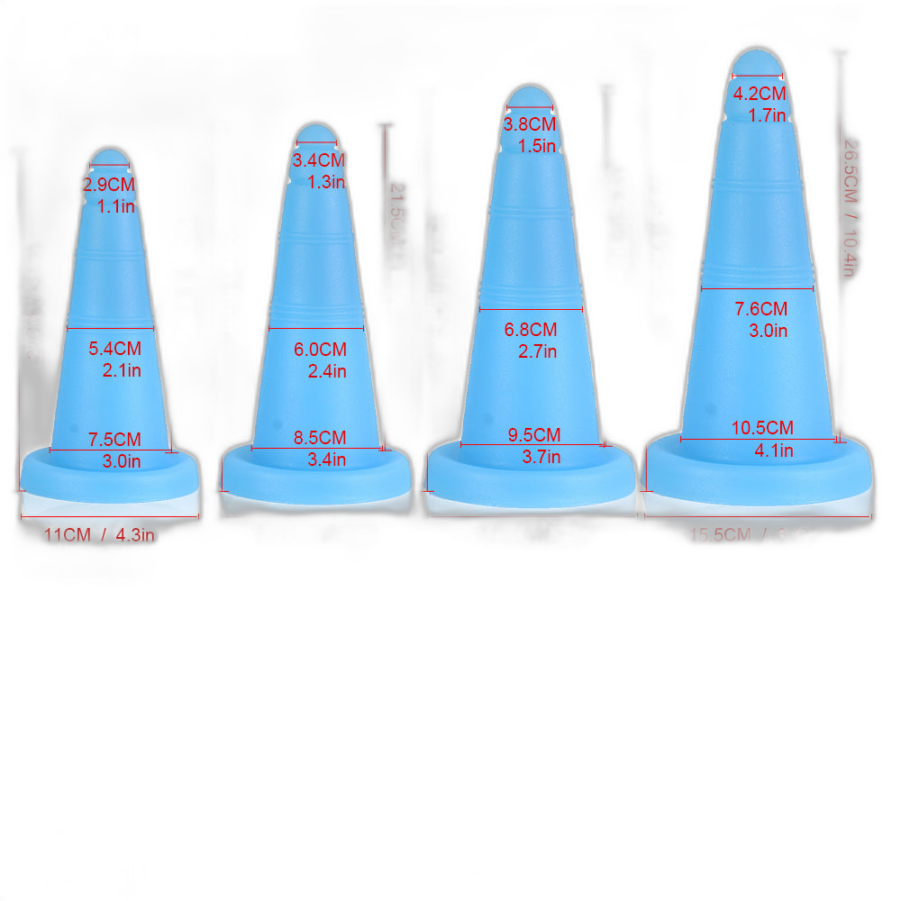 Bloker - Cone Butt Plug - Silicone Anal Plug - Anal Dildo