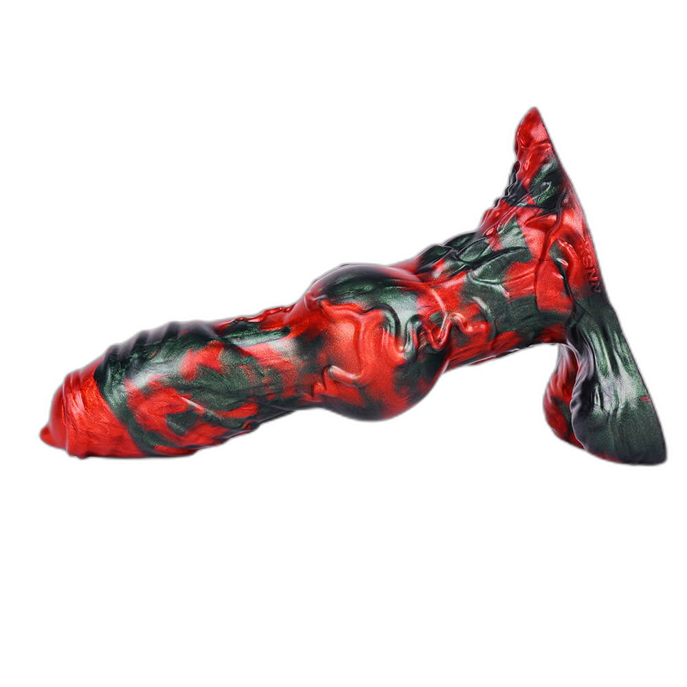 Krampus - 8.5 Inch Knotted Dog Dildo - Fantasy Silicone Dildo