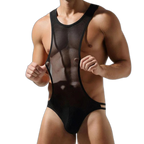 Harnessed Sissy T-Back Bodysuit
