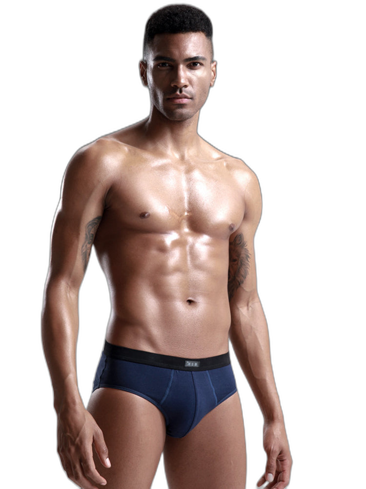 4 Pack Cotton Support U Convex Pouch Briefs