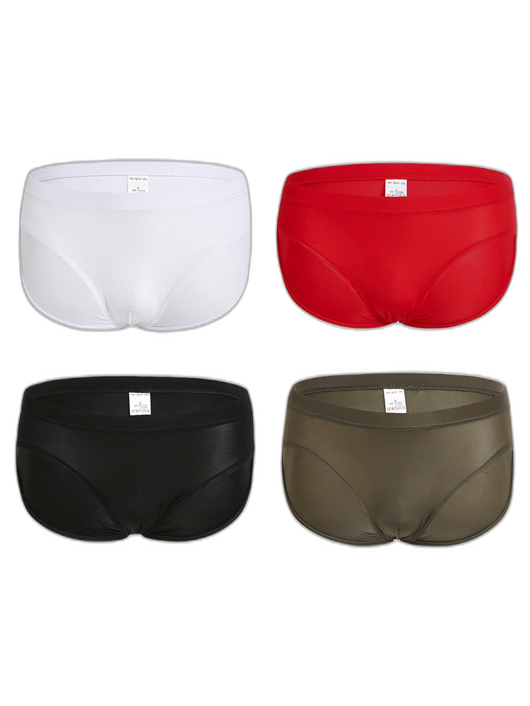 4 Pack Men’s Seamless Ultra-Thin Briefs