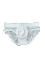 2 Pack Men's Mesh Loose Fit Sport Low-Rise Briefs