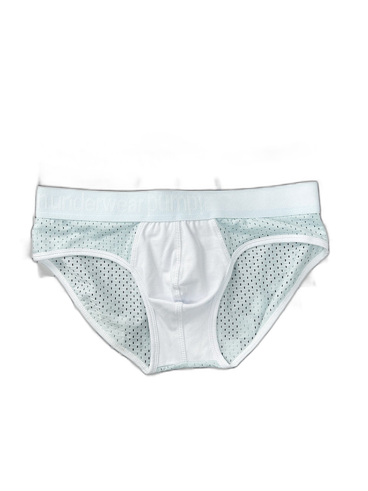 2 Pack Men's Mesh Loose Fit Sport Low-Rise Briefs