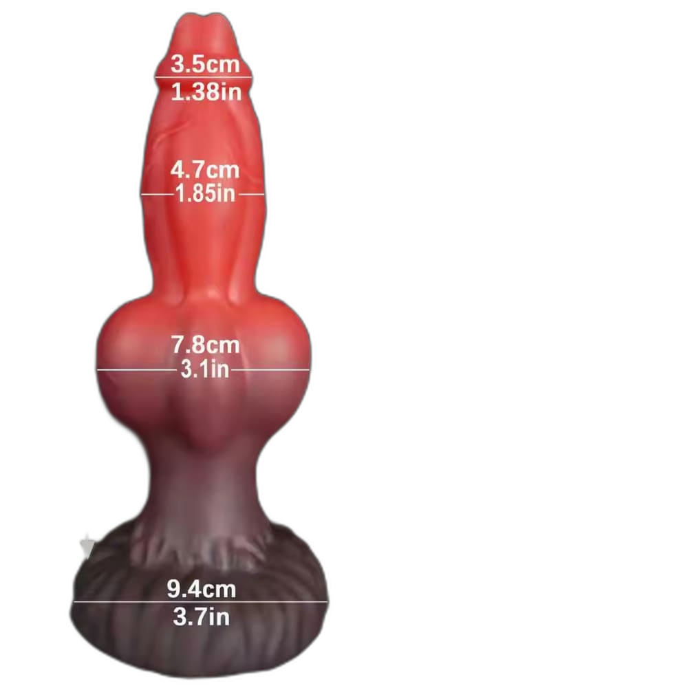Zane - 8.8 Inch Fantasy Silicone Dildo - Monster Knot Dildo