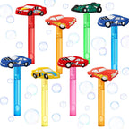 AFZMON AMFZON 24Pcs Race Car Bubble Wands – 6 Colors, Spill-Proof, Non-Toxic Party Favors