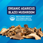 Agaricus Bio 600 mg - USA-Grown Organic ABM Mushroom for Immune Support