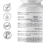 Active Hexose Correlated Compound Supplements – 120 Vegan Caps, 500mg | Organic Shiitake