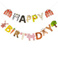 AI PARTY Farm Animals Birthday Banner – Farm Animal Themed Party Decoration (4.7 x 6.3 in)