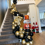 AIOZX Black and Gold Balloons Kit – 50pcs, 12in Confetti Party Decorations