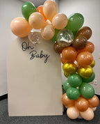 AIOZX Green & Brown Balloons Set – 60 Pcs, 12in Jungle Safari Theme