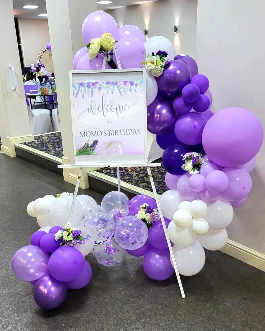 AIWOLF Purple Balloons – 50 Pcs 12inch Lavender Lilac Confetti Latex & Metallic Purple