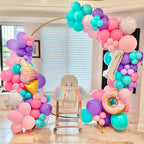 Aiwolf Pink & Purple Party Balloons – 50 Pcs 12in Latex Balloons in Teal Blue for Birthday & Sea-Themed Decor