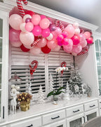 Aiwolf Pink Balloons Set – 50pcs, 12in, Hot Pink, Light Pink & Metallic Pink for Birthday & Baby Shower