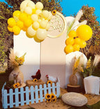 Aiwolf Yellow Gold Confetti Balloons – 50ct, 12in Mustard & Light Yellow Latex Party Decor for Birthday & Wedding