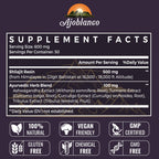 Ajoblanco 600mg Himalayan Shilajit Resin – Organic Ayurvedic Blend, Pack of 2 for Energy & Immunity