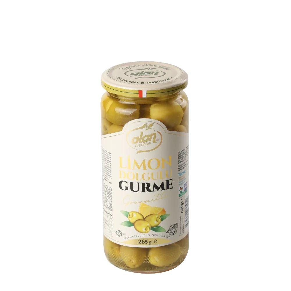 Alan Gourmet Lemon Stuffed Green Olives 265g