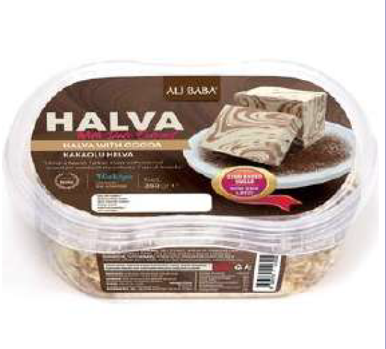 Ali Baba Cocoa Turkish Halva (Kakaolu Helva) 350g