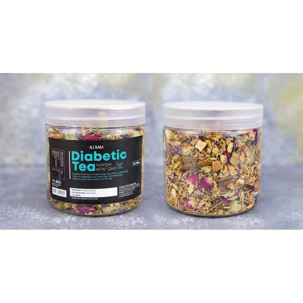 Ali Baba Diabetic Tea Karisik Bitki Cayi Jar 100g