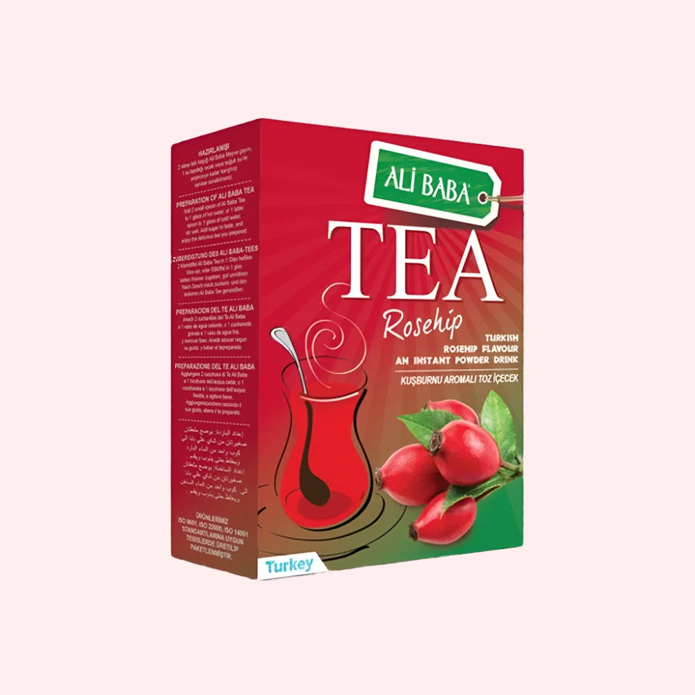 Ali Baba Turkish Rosehip Flavored Instant Powder Drink Mix Box