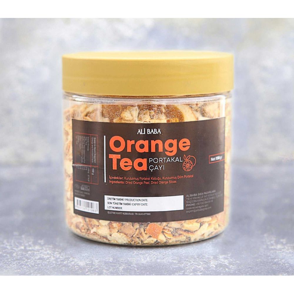 Ali Baba Orange Tea Portakal Cayi Herbal Infusion 100g