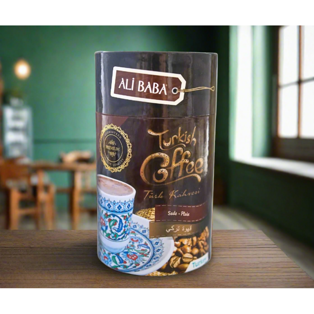 Ali Baba Plain Turkish Coffee Sade Turk Kahvesi 300g