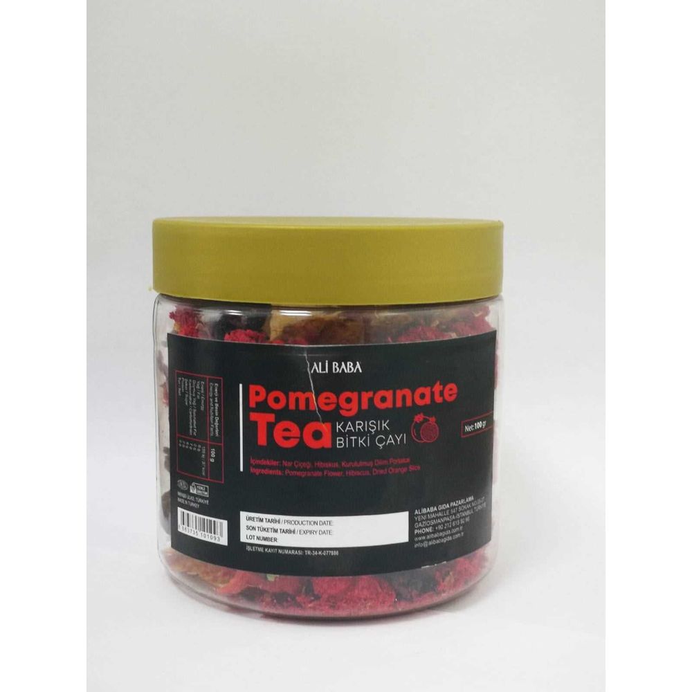 Ali Baba Pomegranate Tea Karisik Bitki Cayi 100g