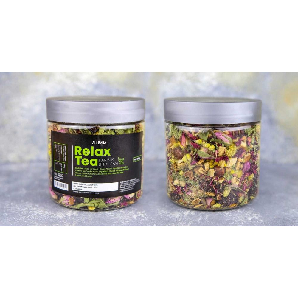 Ali Baba Relax Tea Karisik Bitki Cayi Jar 100g