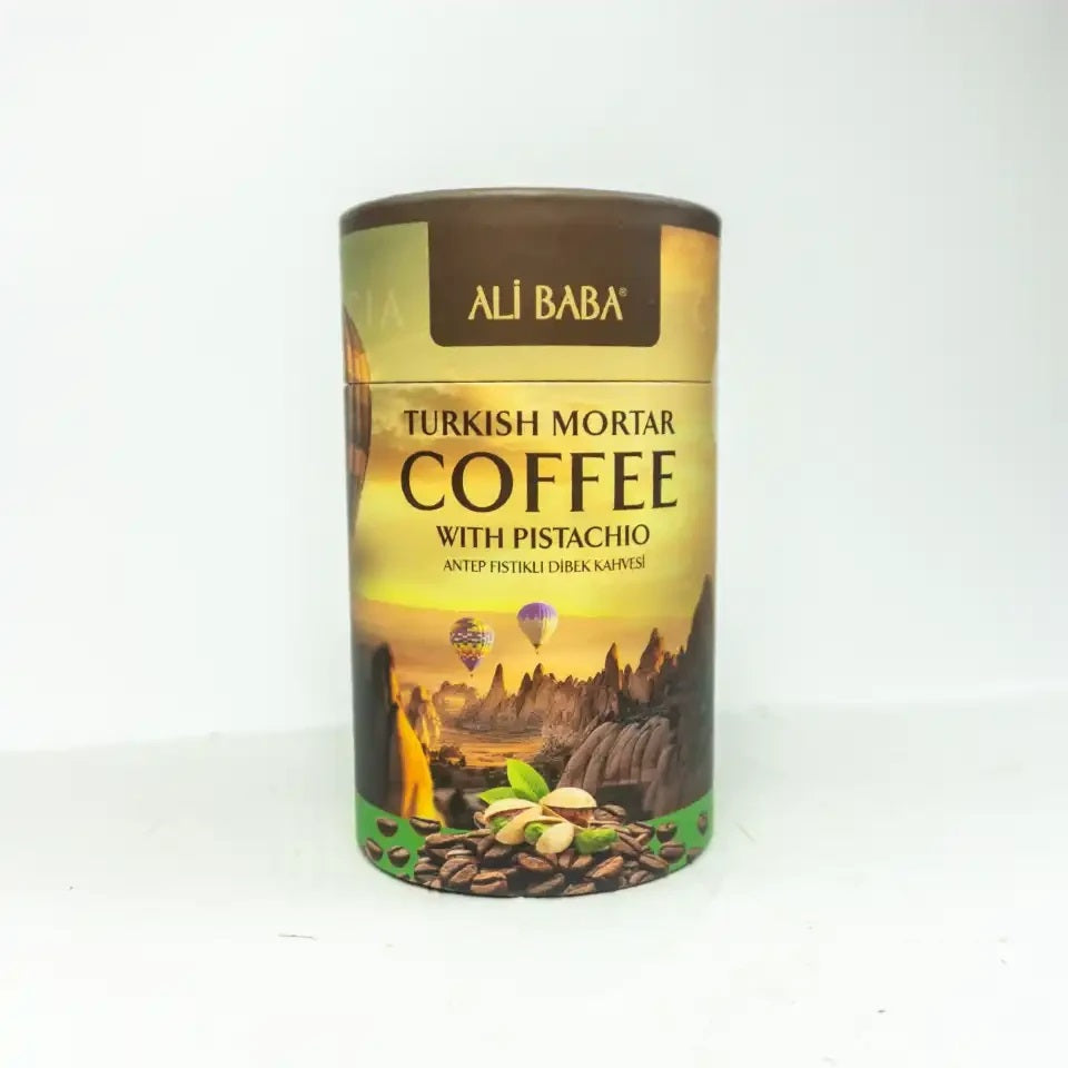Ali Baba Turkish Mortar Dibek Coffee with Pistachio 250g