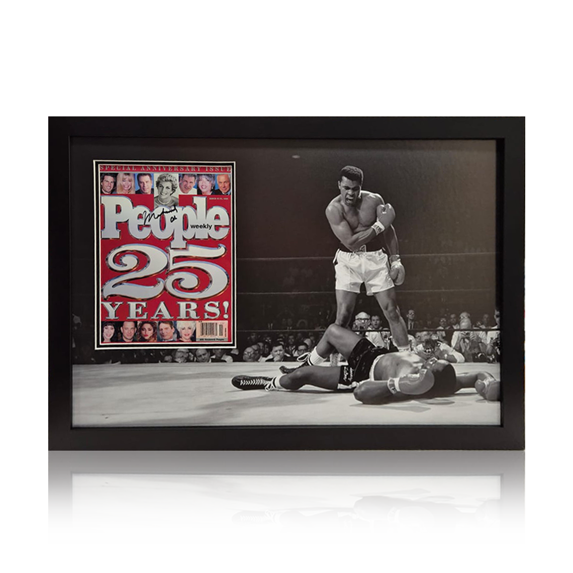 Muhammad Ali Signed People Magazine Iconic Frame (Memorabilia Network)