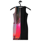 Half Black Half Báijiǔ - Womens Bodycon Dress