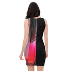 Half Black Half Báijiǔ - Womens Bodycon Dress