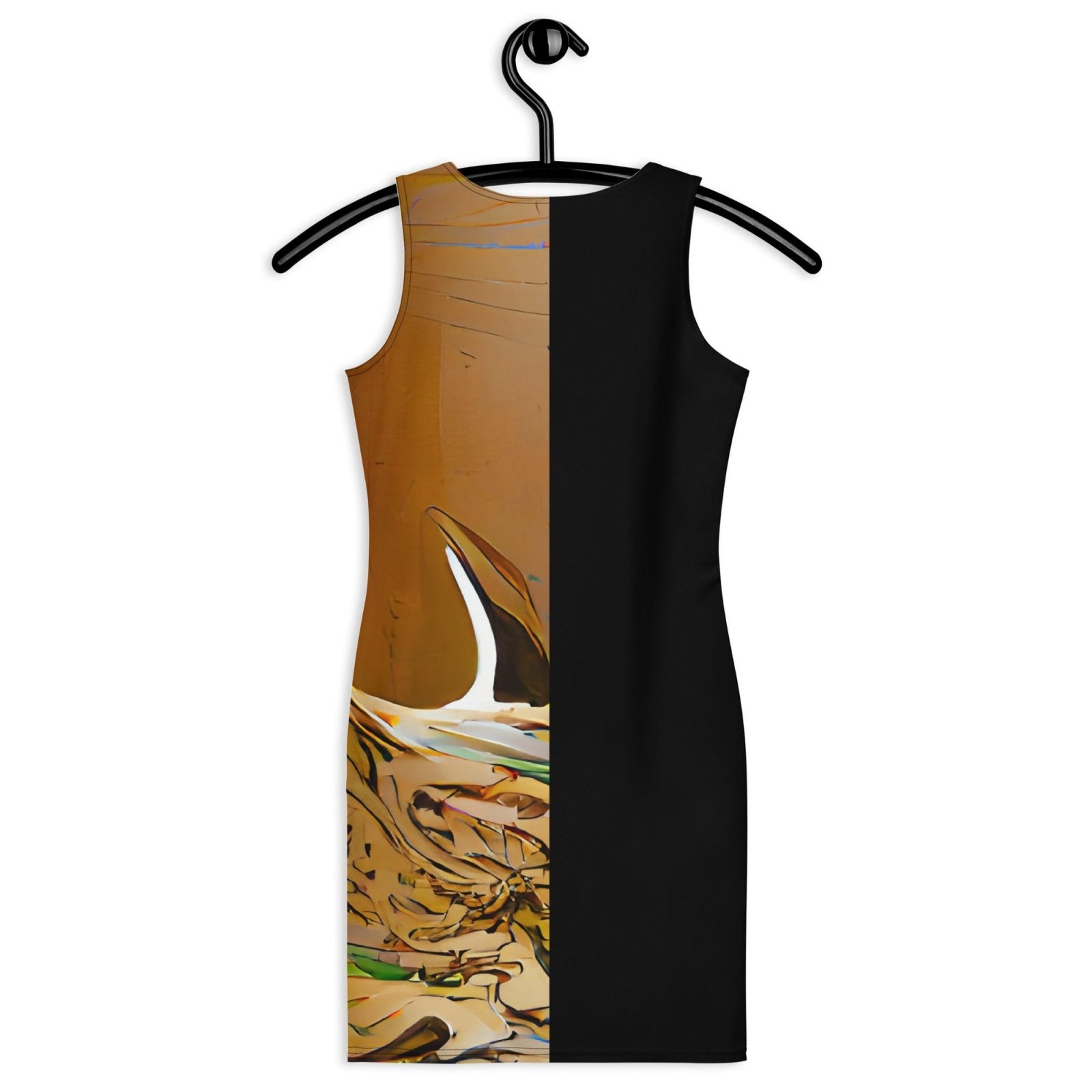 Half Black Half Gāolàng - Womens Bodycon Dress