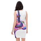 Hippie Guitar - Womens Bodycon Dress
