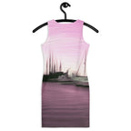 The Sleeping Yachts (at Evening) - Womens Bodycon Dress