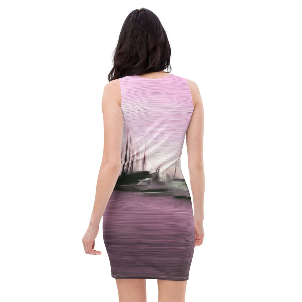 The Sleeping Yachts (at Evening) - Womens Bodycon Dress