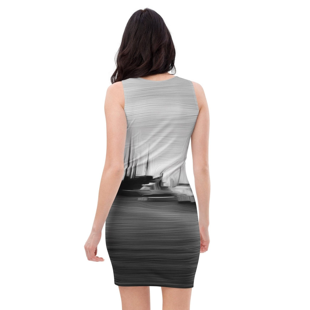 The Sleeping Yachts (at Night) - Womens Bodycon Dress