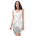 Watercolour Grey Splash - Womens Bodycon Dress