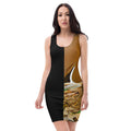 Half Black Half Gāolàng - Womens Bodycon Dress