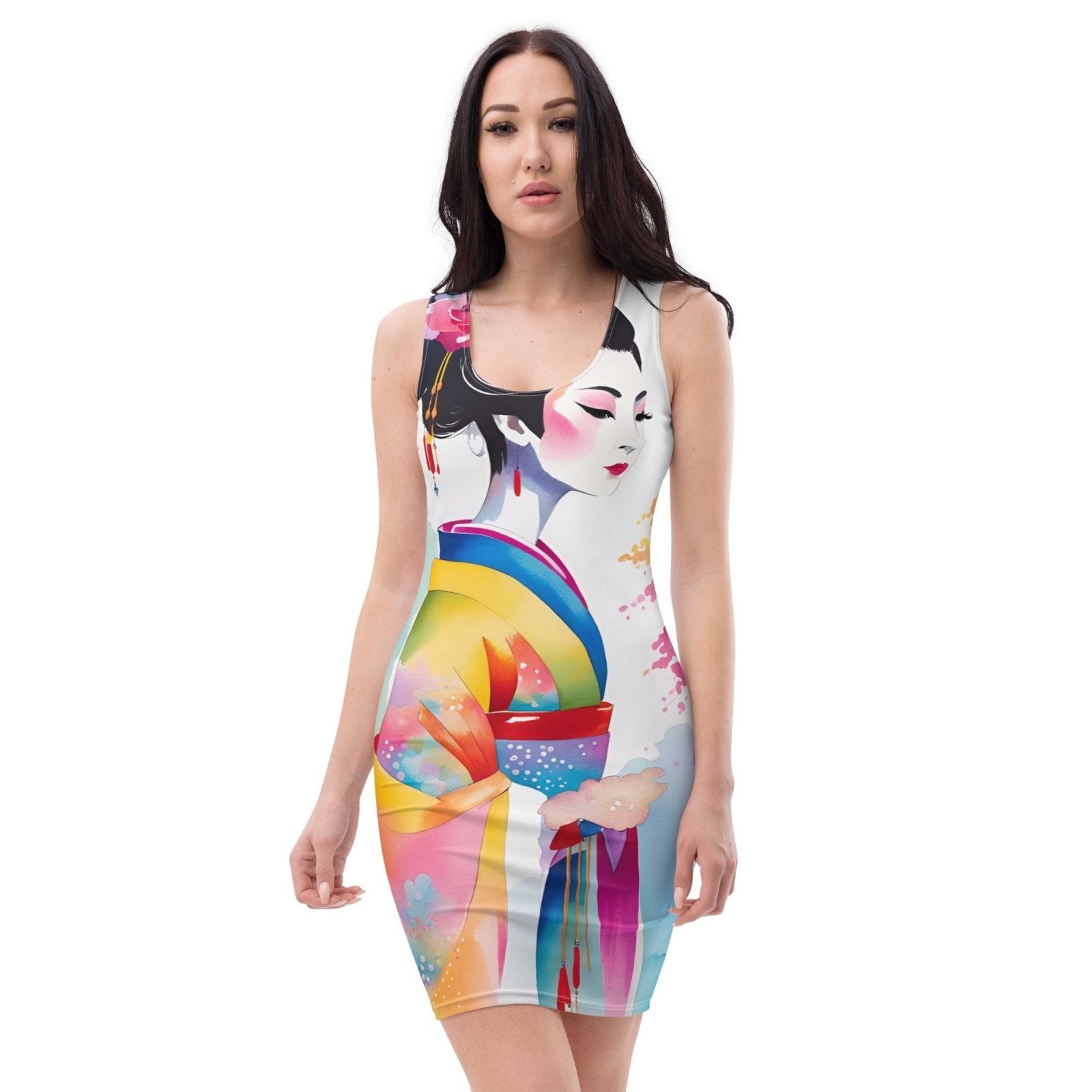 Geisha Girl - Womens Bodycon Dress