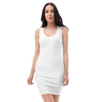 iSAW Womens White Bodycon Dress