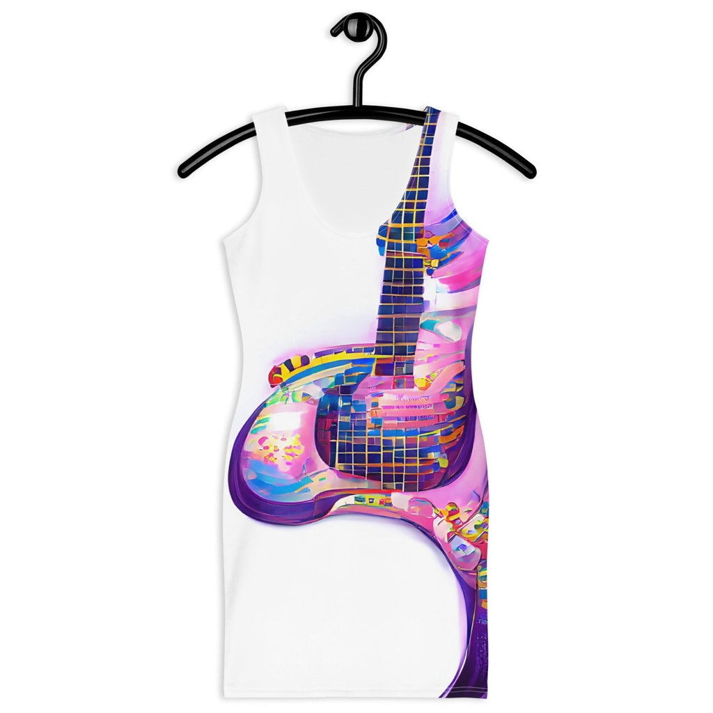 Hippie Guitar - Womens Bodycon Dress