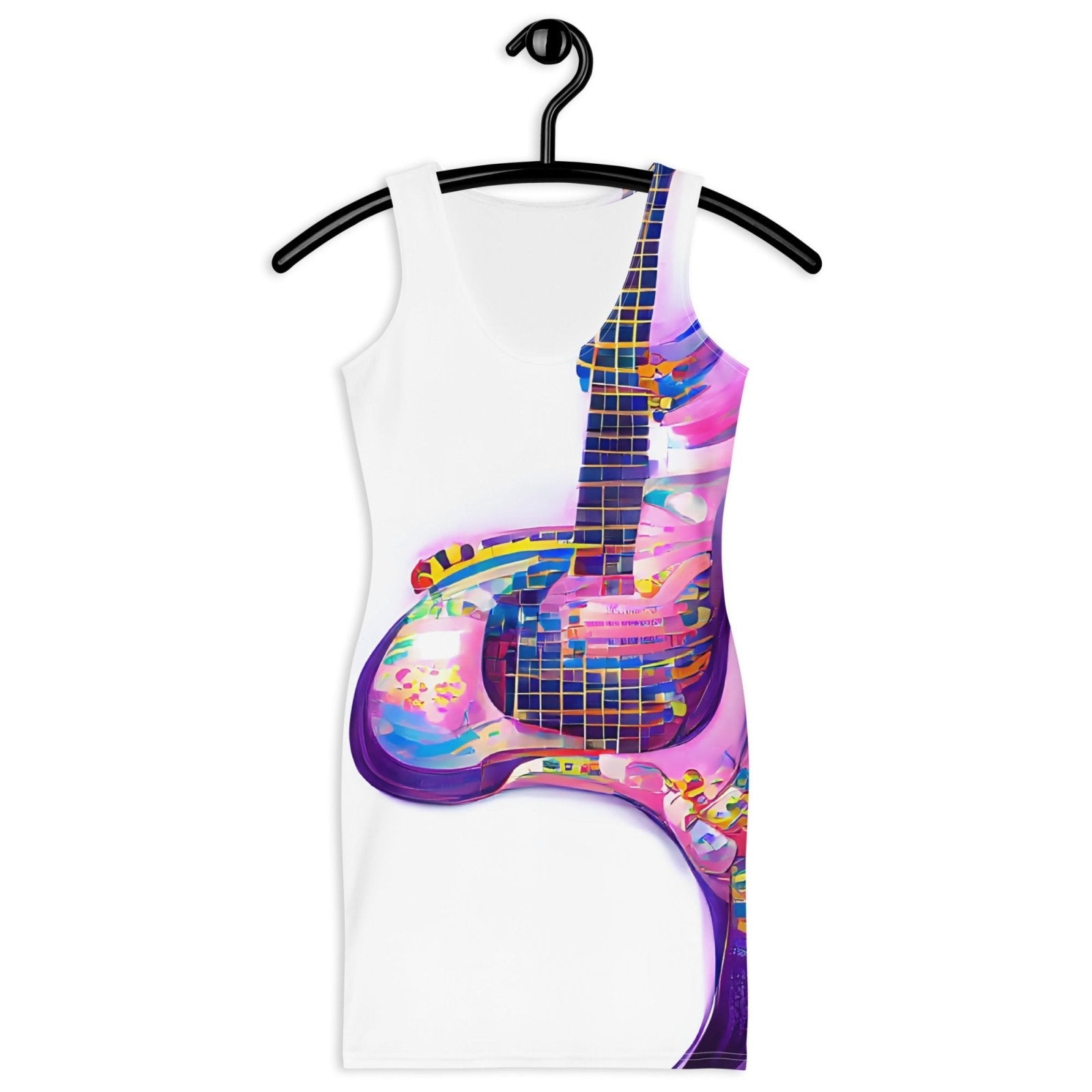 Hippie Guitar - Womens Bodycon Dress