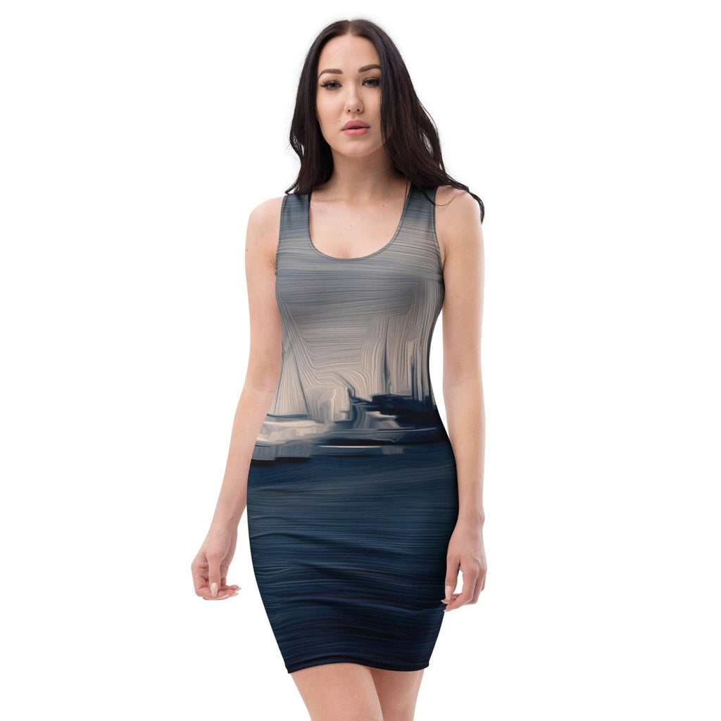 The Sleeping Yachts (at Sunrise) - Womens Bodycon Dress