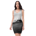 The Sleeping Yachts (at Night) - Womens Bodycon Dress