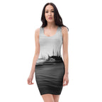The Sleeping Yachts (at Night) - Womens Bodycon Dress