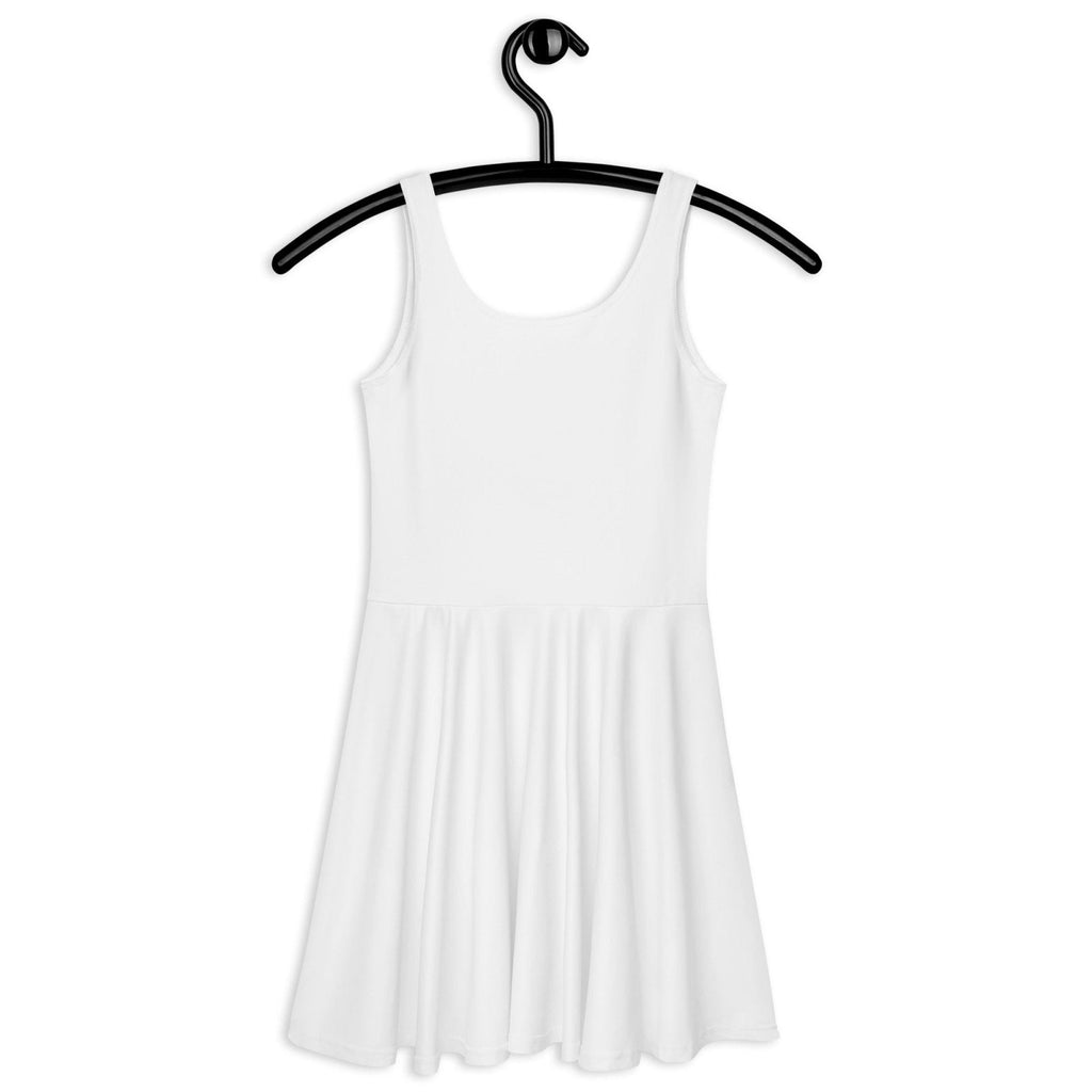 iSAW Womens White Skater Dress